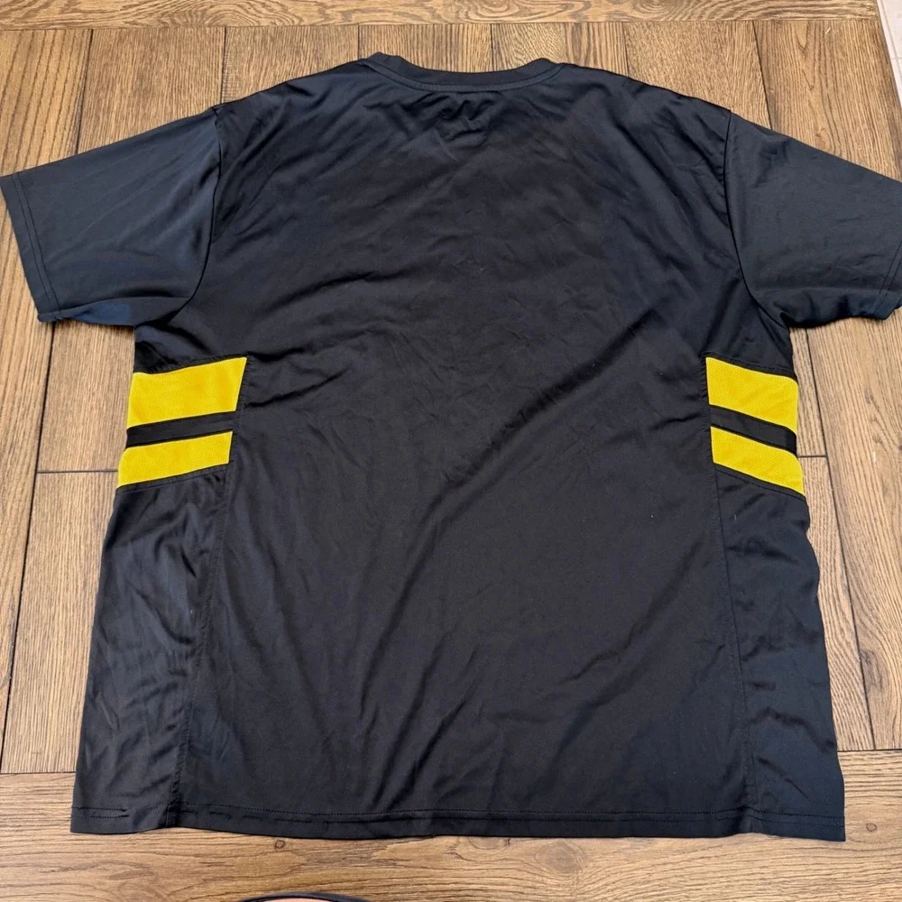 Section 101 Majestic Mizzou Tigers Mens 2XL Black Yellow Performance‎ T-Shirt